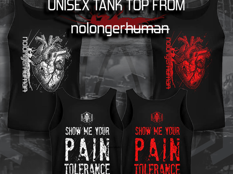 First Ever nolongerhuman Unisex Tank Top Now Available for Bandcamp&nbsp;Friday